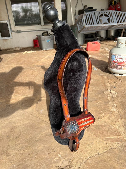Custom Hand-Tooled Leather Holster
