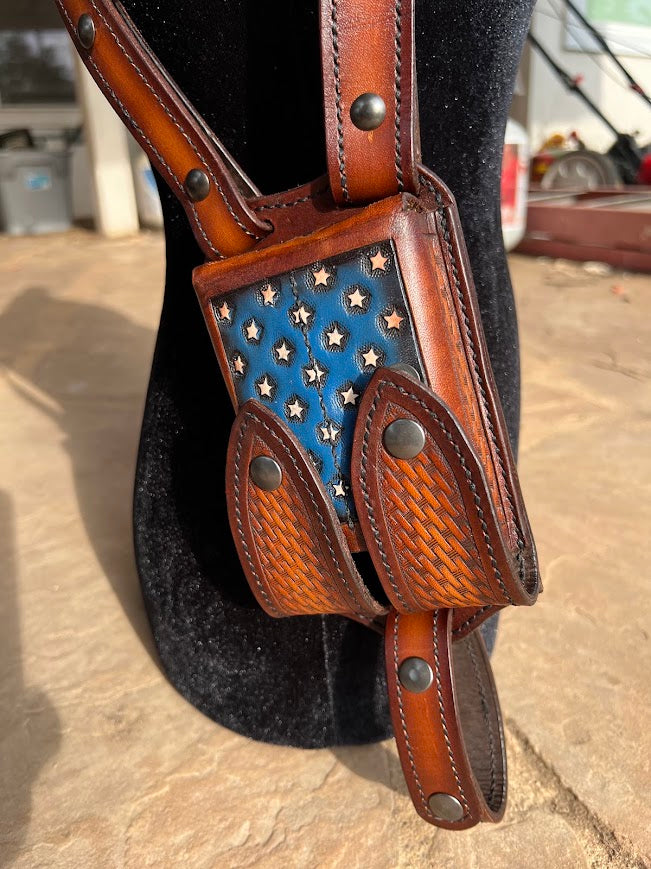 Custom Hand-Tooled Leather Holster